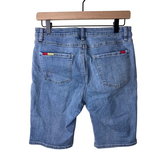 FDJ French Dressing Jeans Olivia Bermuda Denim Shorts SIze 8 - Picture 2 of 5